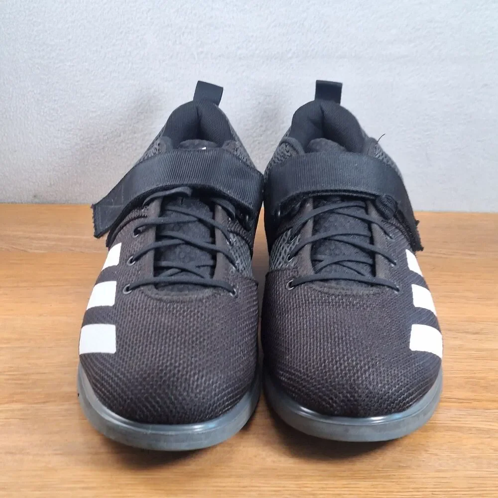 Adidas Powerlift 4 Men's 13 Weightlifting Shoes Black White Training Sneakers